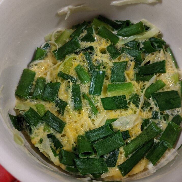 レンジで簡単に ニラ玉 レシピ 作り方 By 1児のママ 楽天レシピ